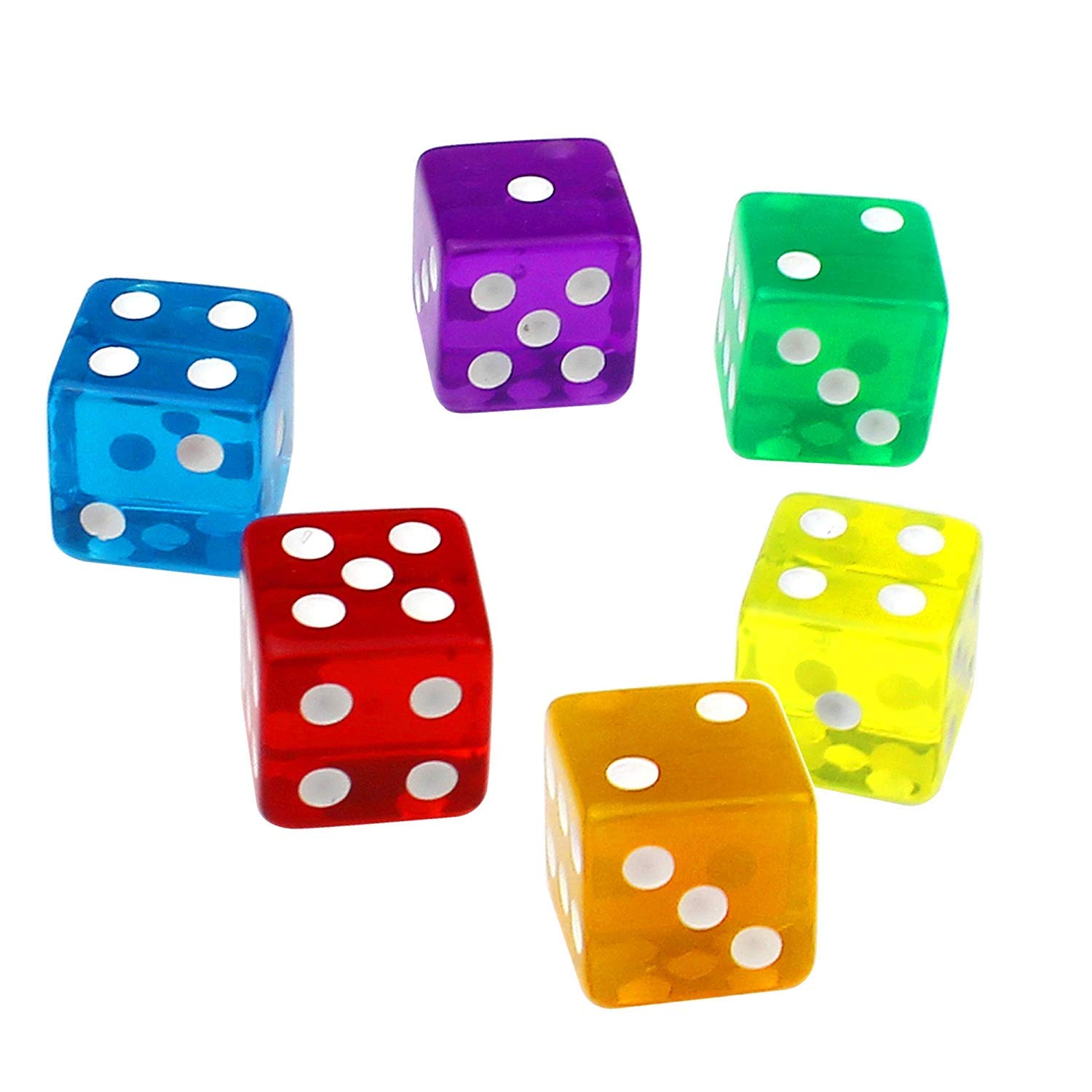 Amazon | 6面ダイス 30個セット 16mm 1枚収納袋付き | ダイス